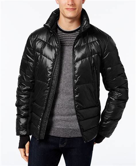 buy michael kors men's stretch-panel down ski jacket|Michael Kors Ski Jackets for Men .